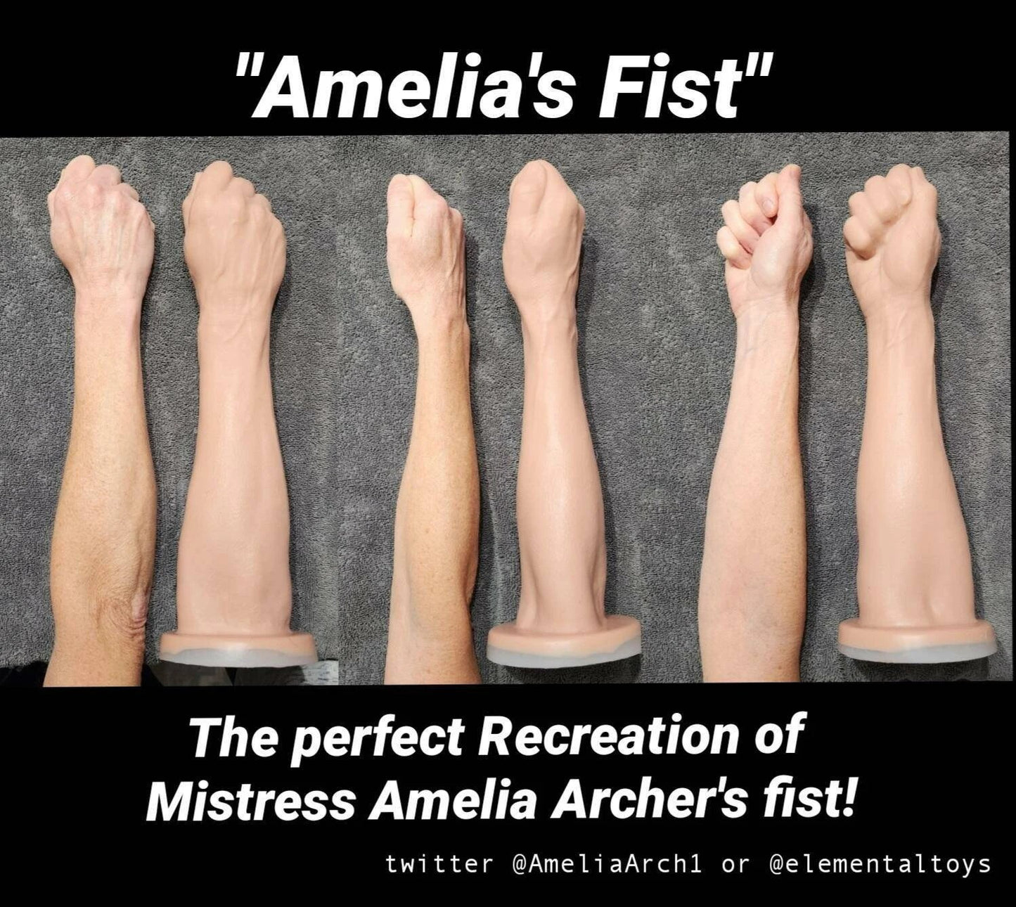 Mistress Amelia's hand and fist recreation.